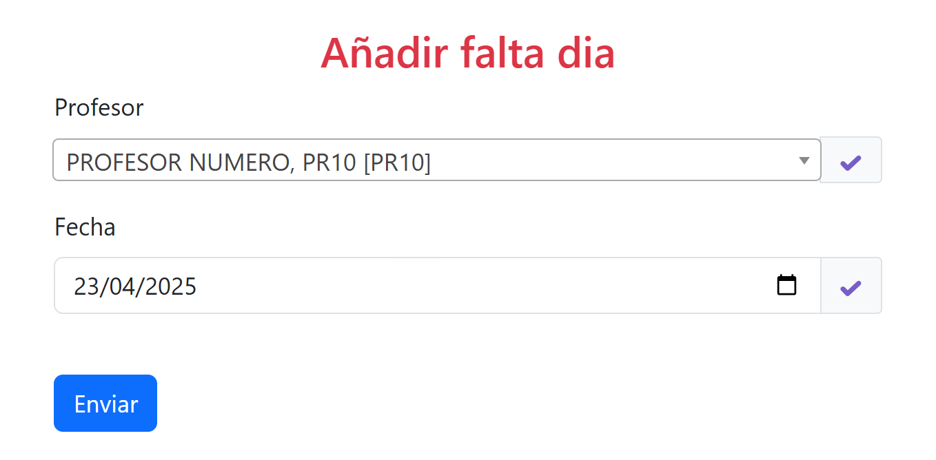 falta dia